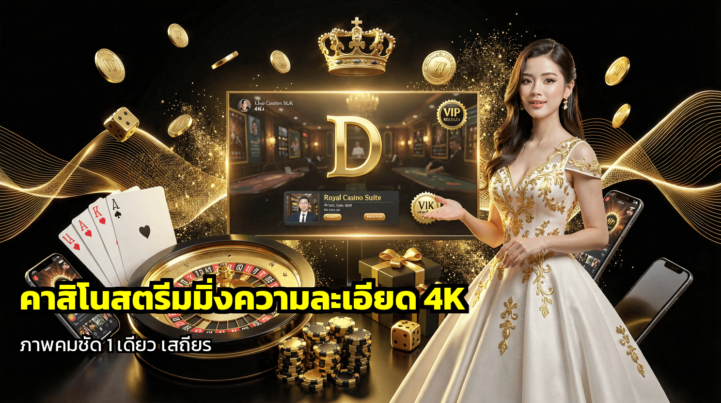 คาสิโนสตรีมมิ่งความละเอียด 4K