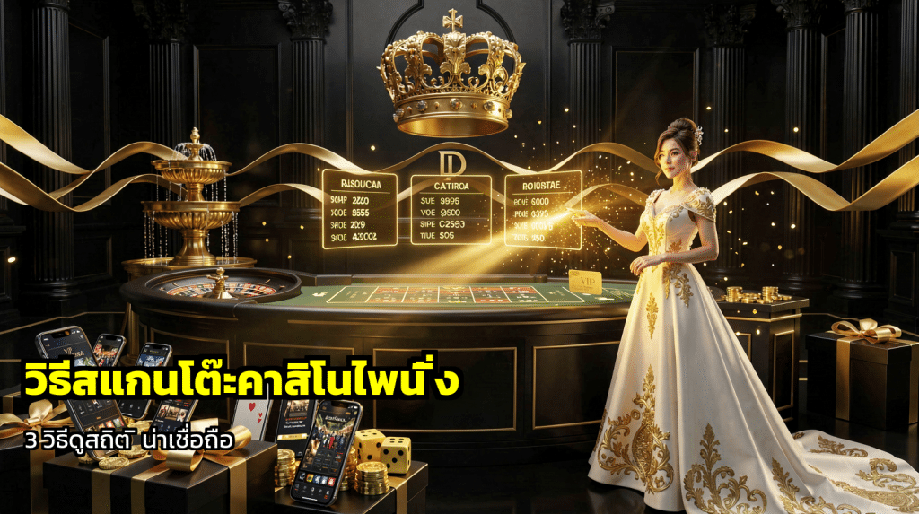 วิธีสแกนโต๊ะคาสิโนไพ่นิ่ง
