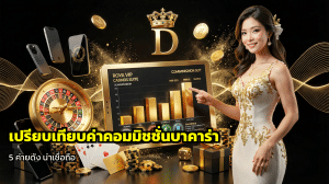 เปรียบเทียบค่าคอมมิชชั่นบาคาร่า