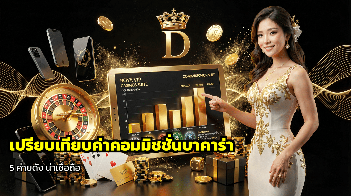 เปรียบเทียบค่าคอมมิชชั่นบาคาร่า